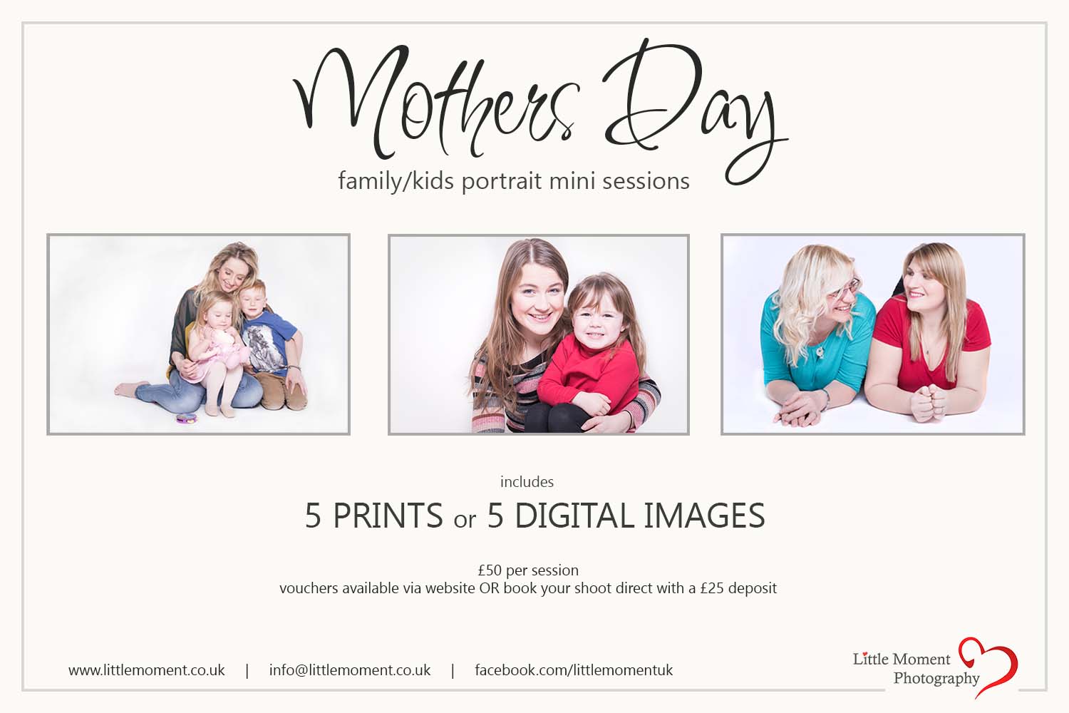 Mothers Day Mini Portrait Sessions