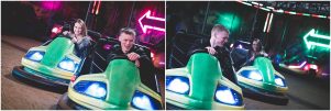 Dodgems at Blackpool South Pier - Pre-Wedding Shoot
