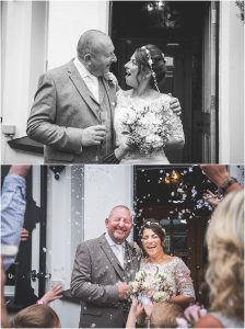 Confetti at Low Wood Hall Hotel, Wast Water Wedding Photography