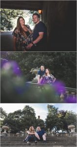 Avenham Park Pre-Wedding Shoot | Couple posing on stairs