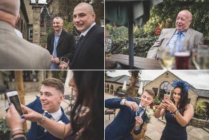 Wedding guests having fun at Ferrari's Country House - Little Moment Photography