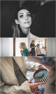 Bridal prep at Ferrari's Country House
