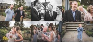 Wedding guests having fun at Ferrari's Country House